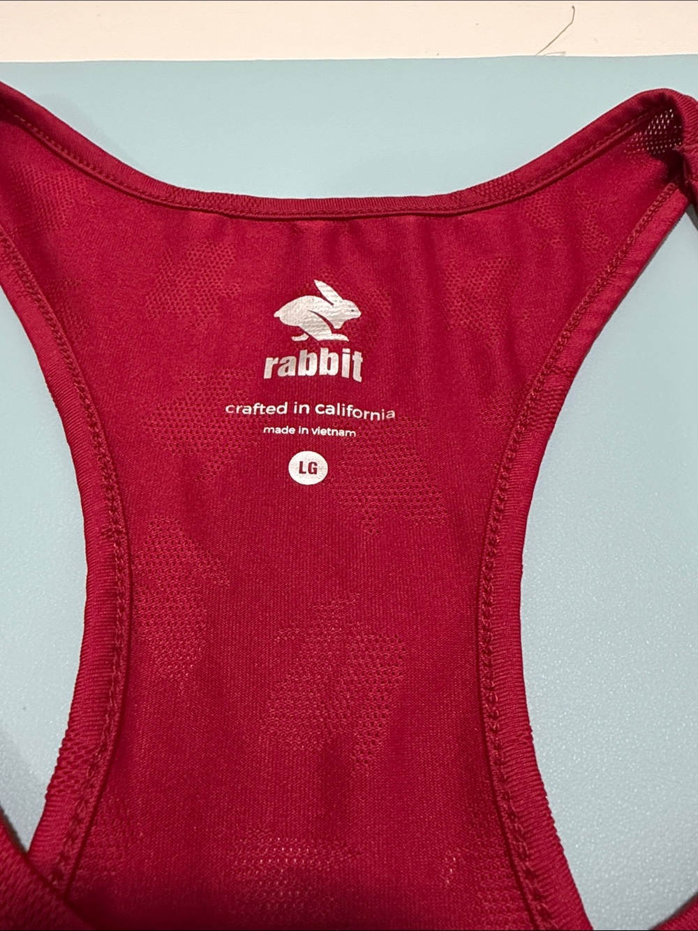 Rabbit Running Racerback Performance Tank Top Large Excellent Condition - Picture 2 of 7